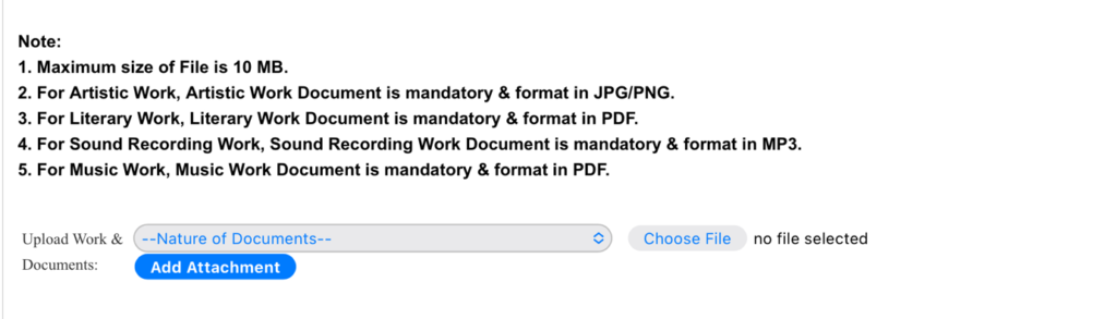 Document Upload Rules